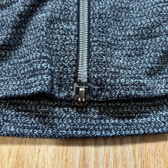 lululemon | Daily Yoga Zip-Up Jacket Coco Pique/Black Size 6 Dual Zip - Picture 2 of 9